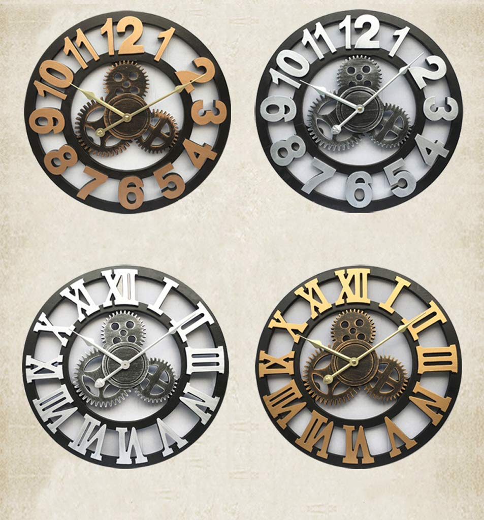 シルバー スケルトン 壁掛け時計 Amazon.co.jp: 掛け時計、壁掛け時計、メタルスケルトンローマン、大型